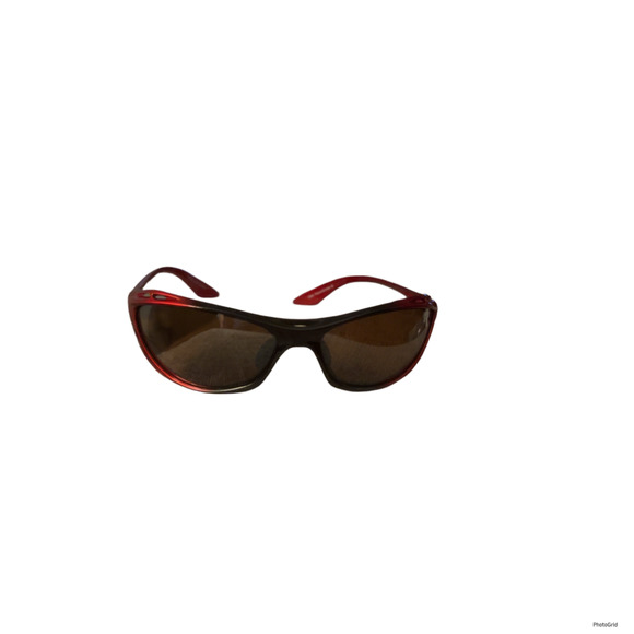 Pugs USA Sunglasses Polarized Wrap Red 1502 TR Polycarbonate - Picture 2 of 2